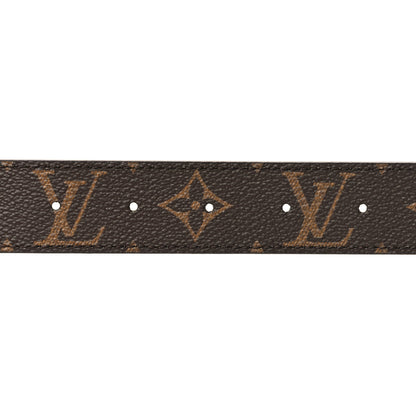 Louis Vuitton Monogram 30mm LV Initiales Reversible Belt 85 34 Coquelicot 3 of 5