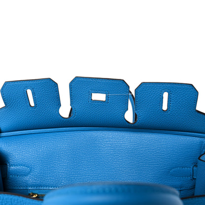 Hermes Togo Birkin 25 Bleu Zanzibar 18 of 36