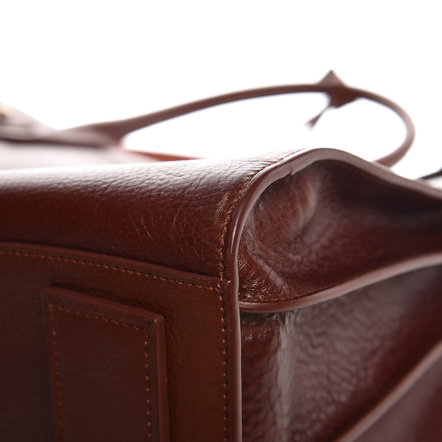 Grained Calfskin Medium Supple Sac De Jour Dark Brown