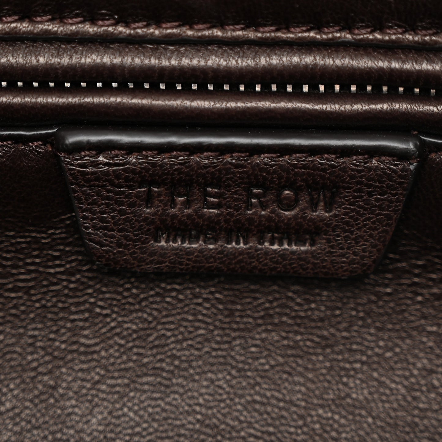 Nappa Astra Bowling Bag Dark Brown Ans