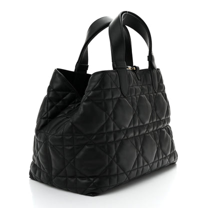 Christian Dior Calfskin Macrocannage Medium Toujours Black 4 of 11