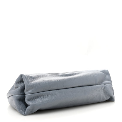 Gucci Grained Calfskin Softbit Maxi Shoulder Bag Dusty Blue 5 of 14