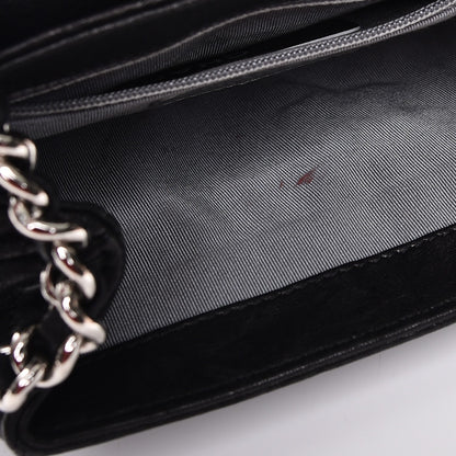 Chanel Washed Lambskin Quilted Mini Chain Around Flap Black 8 of 9