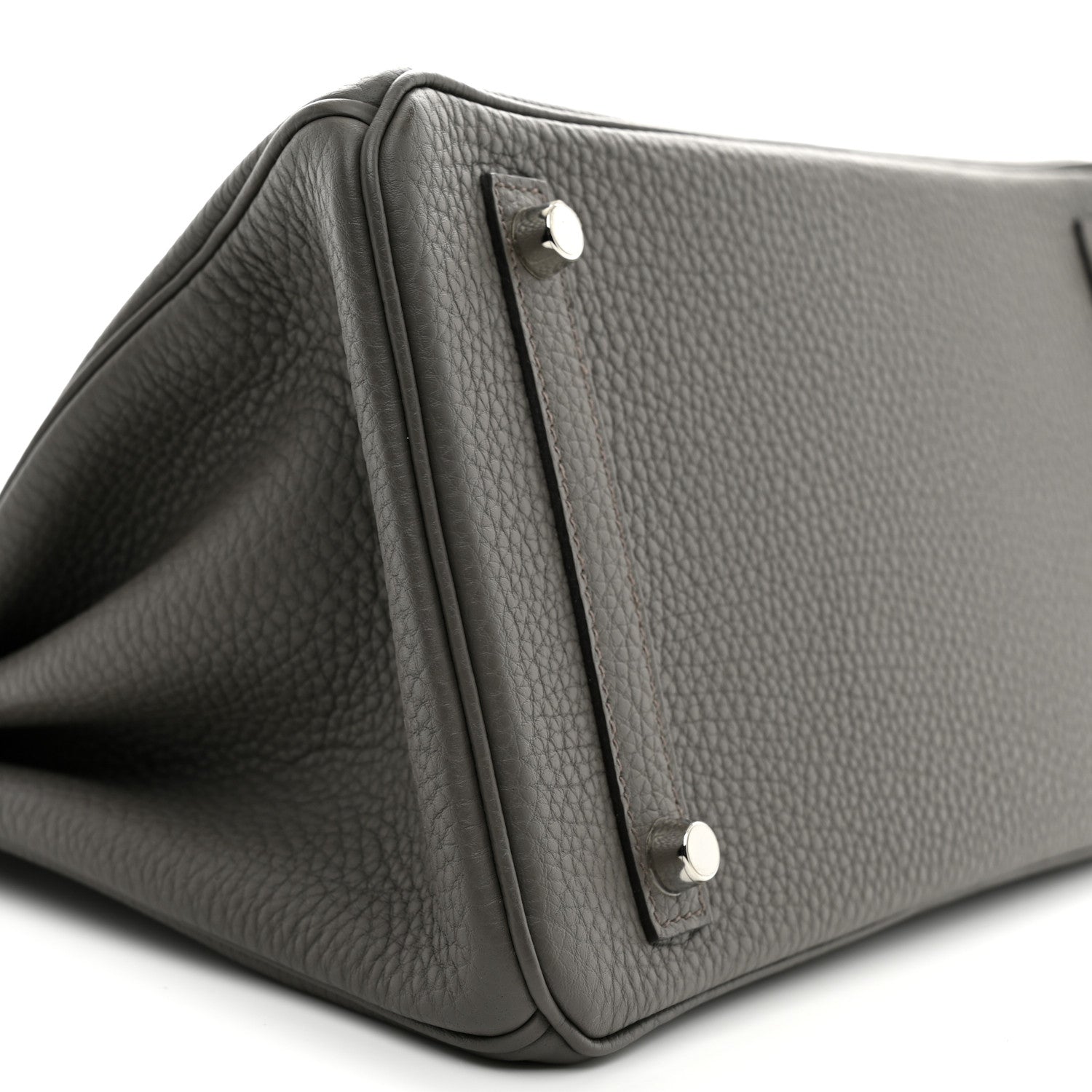 Hermes Togo Birkin 30 Etain 9 of 11