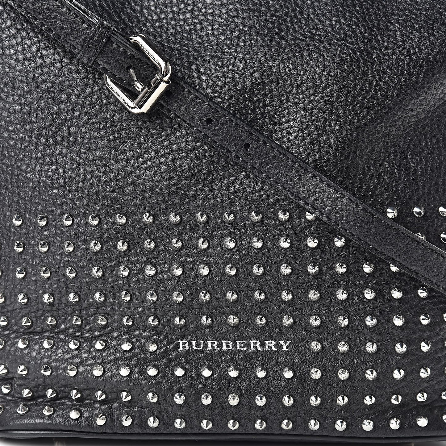 Calfskin Studded Medium Susanna Hobo Black