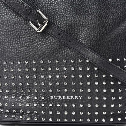 Burberry Calfskin Studded Medium Susanna Hobo Black 9 of 11