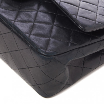Chanel Lambskin Quilted Medium Double Flap Black 5 of 9