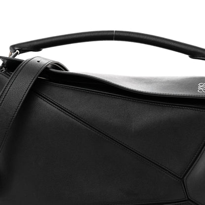 Loewe Calfskin Medium Puzzle Bag Black 8 of 12