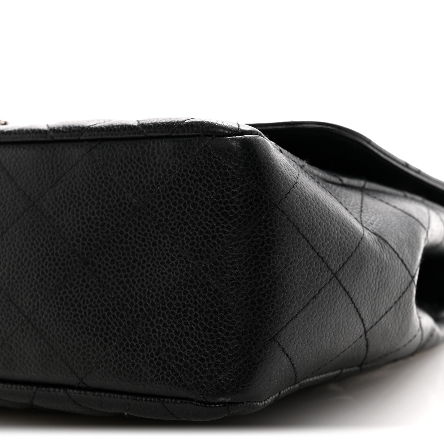 Chanel Caviar Quilted Jumbo Single Flap Black 10 of 10