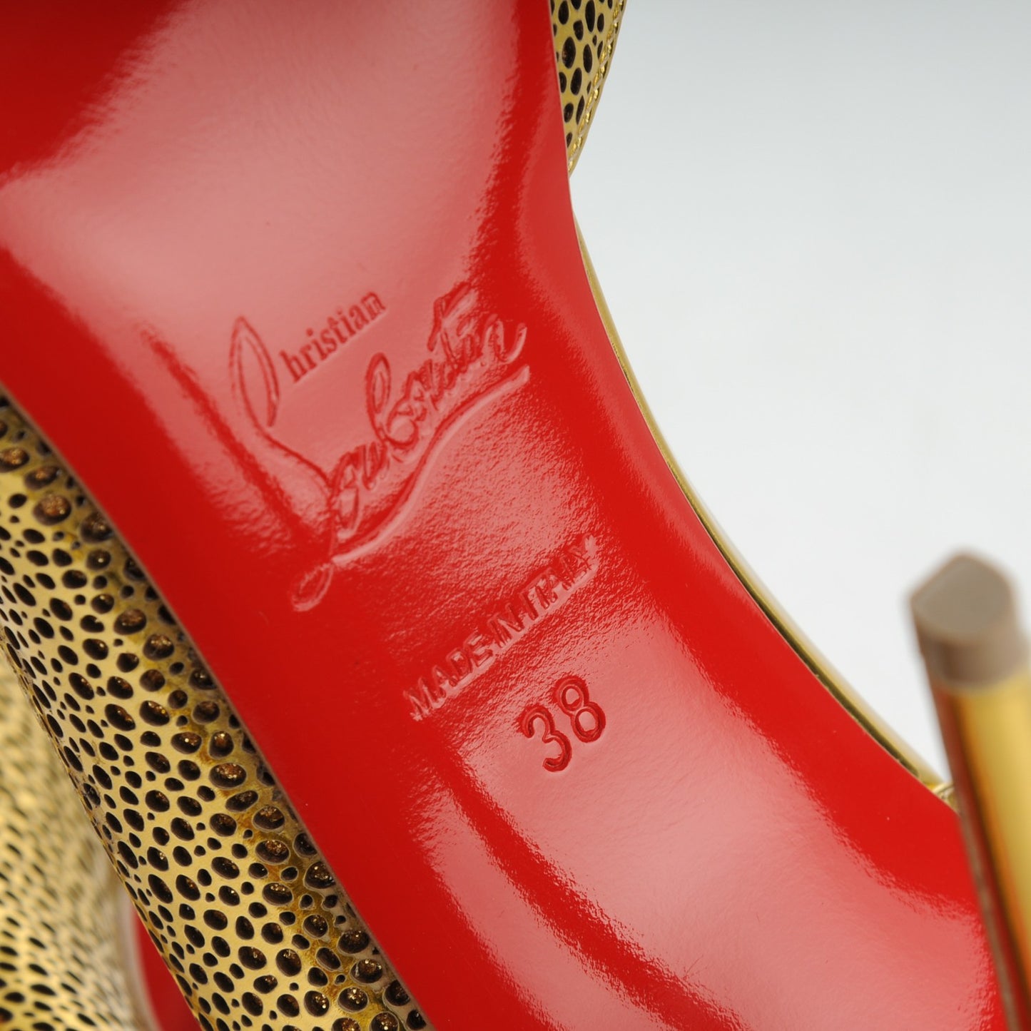 Specchio Glitter Galupump 100 Pumps 38 Gold