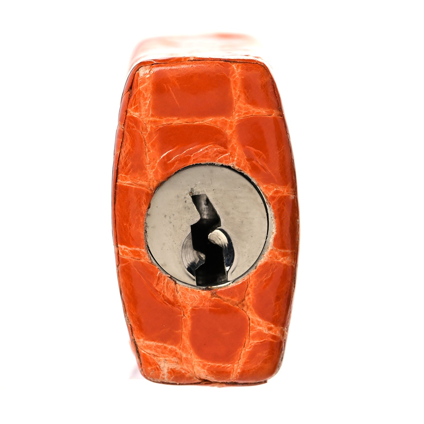 Shiny Niloticus Crocodile Horseshoe Birkin 30 Vert Emeraude Orange Miel