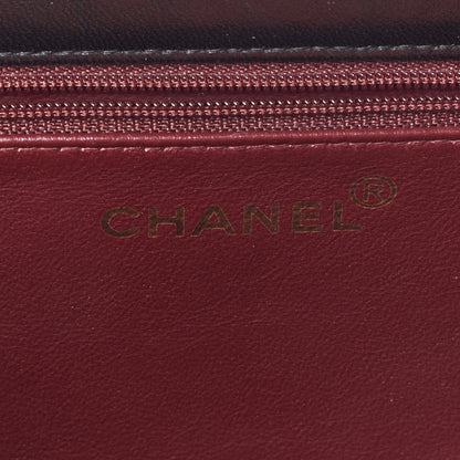 Chanel Lambskin Quilted Medium Single Flap Black 6 of 9