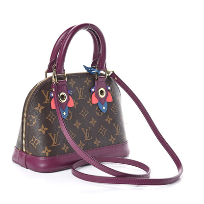 Louis Vuitton Monogram Totem Alma BB Magenta 3 of 9
