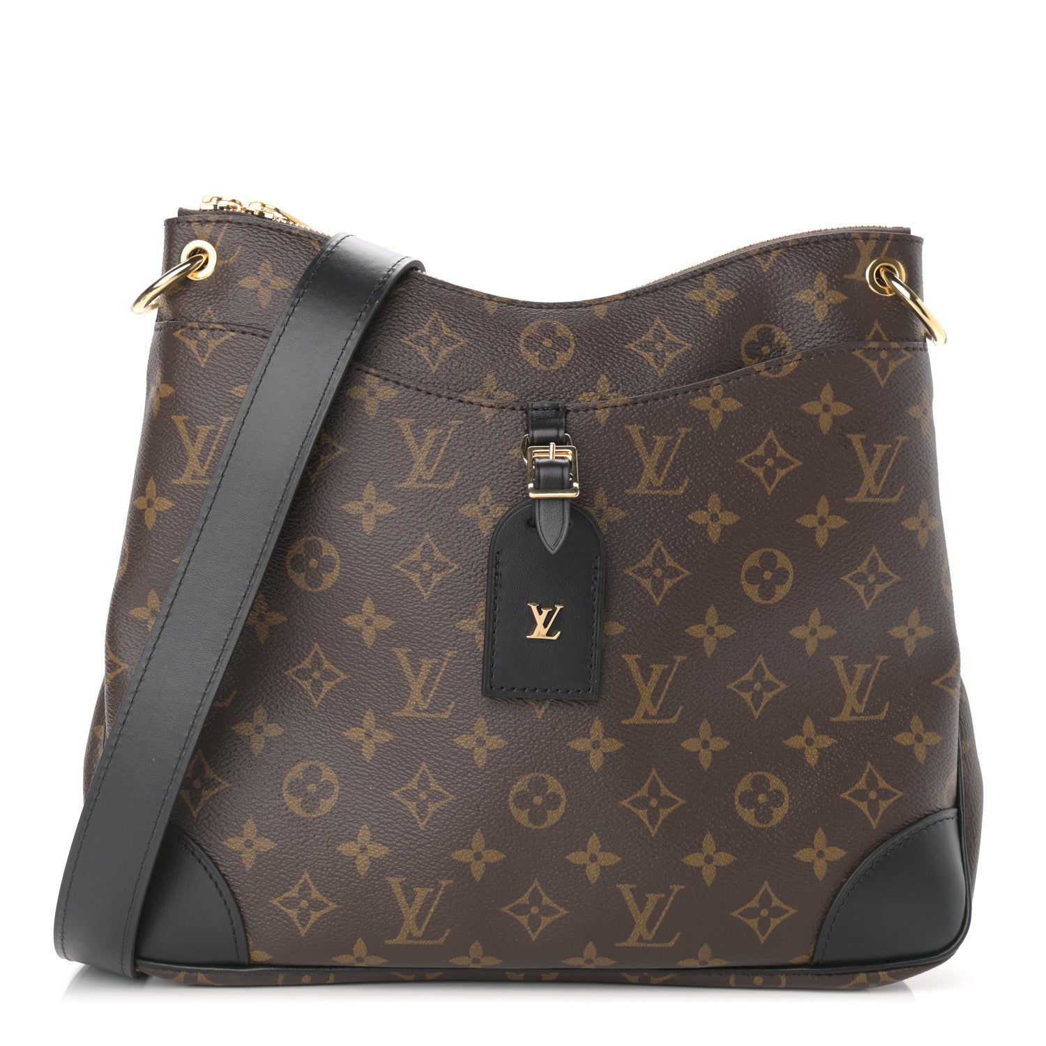 Louis Vuitton Monogram Odeon MM Black 1 of 11