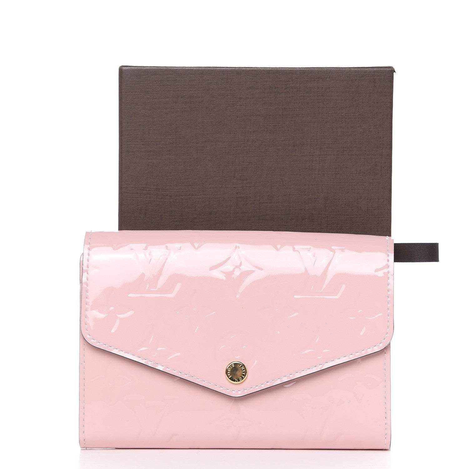 Louis Vuitton Vernis Sarah Compact Wallet Rose Ballerine 9 of 9
