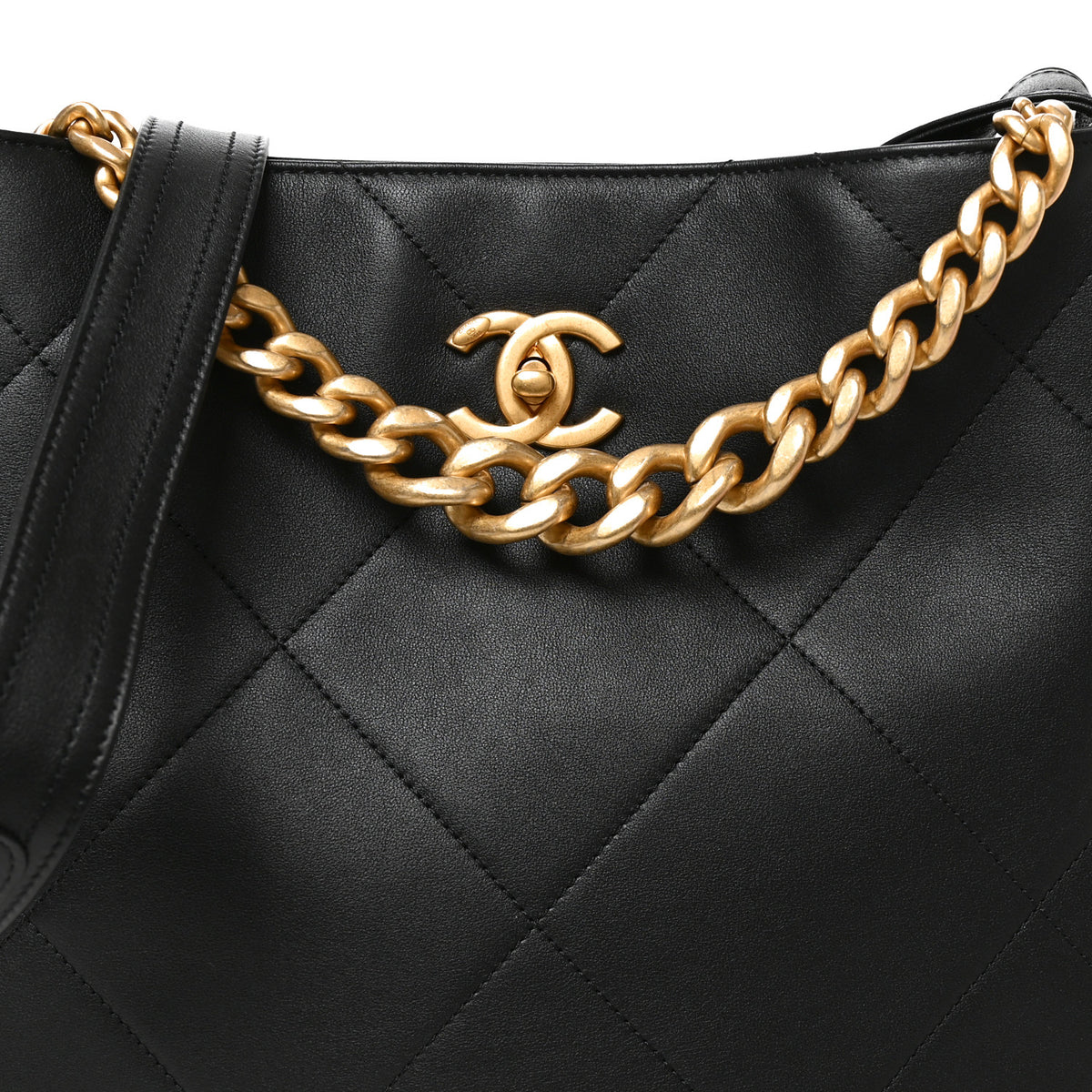 Chanel Calfskin Stitched Easy Mood Hobo Black 8 of 10