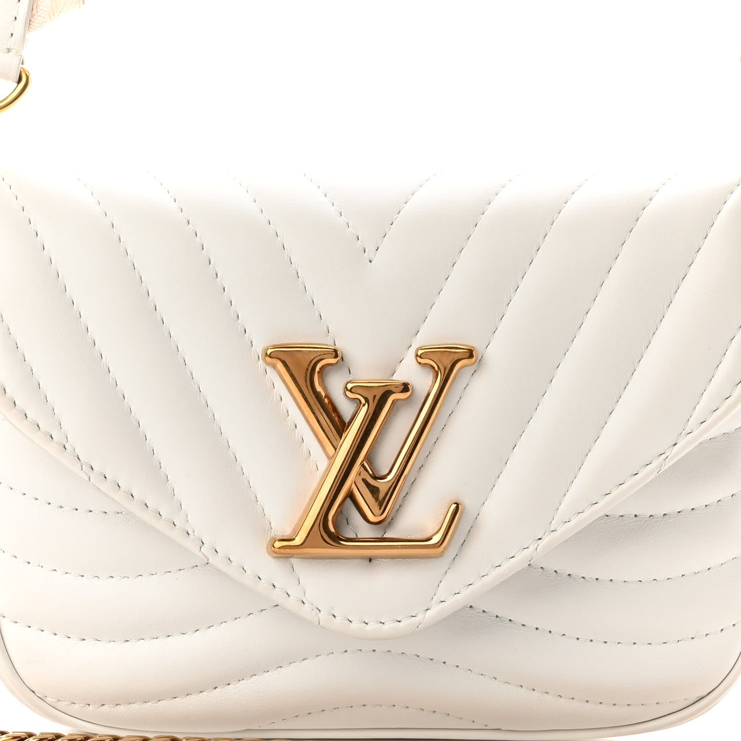 Louis Vuitton Calfskin New Wave Multi Pochette Snow 7 of 9
