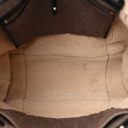 Louis Vuitton LOUIS VUITTON Patent Monogram Shearling Sac Thunder 5 of 15