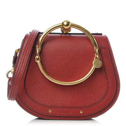 Chloe Calfskin Small Nile Bracelet Bag Dahlia Red 1 of 7