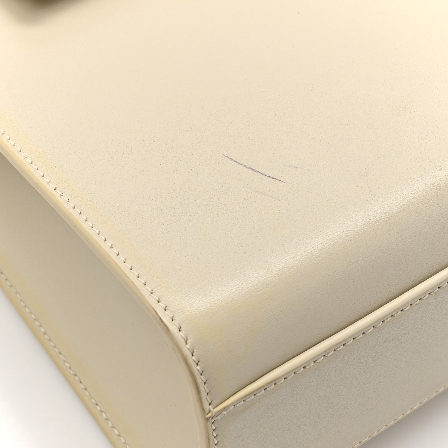 Saint Laurent Smooth Calfskin Manhattan Shoulder Bag Crema Soft 12 of 16