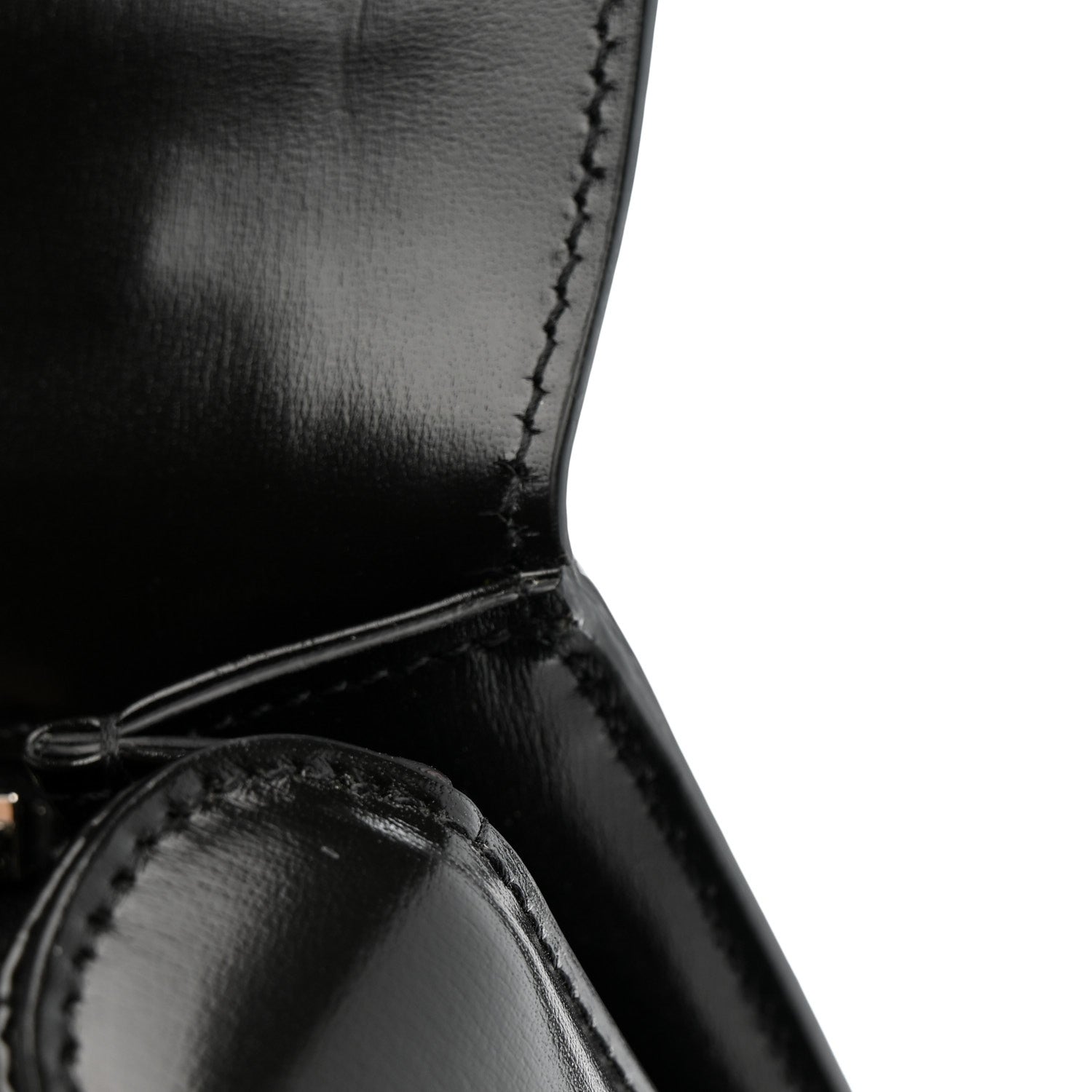 Gucci Boarded Dyana Lux Calfskin Web Monochrome Medium Bamboo 1947 Top Handle Bag Black 12 of 19