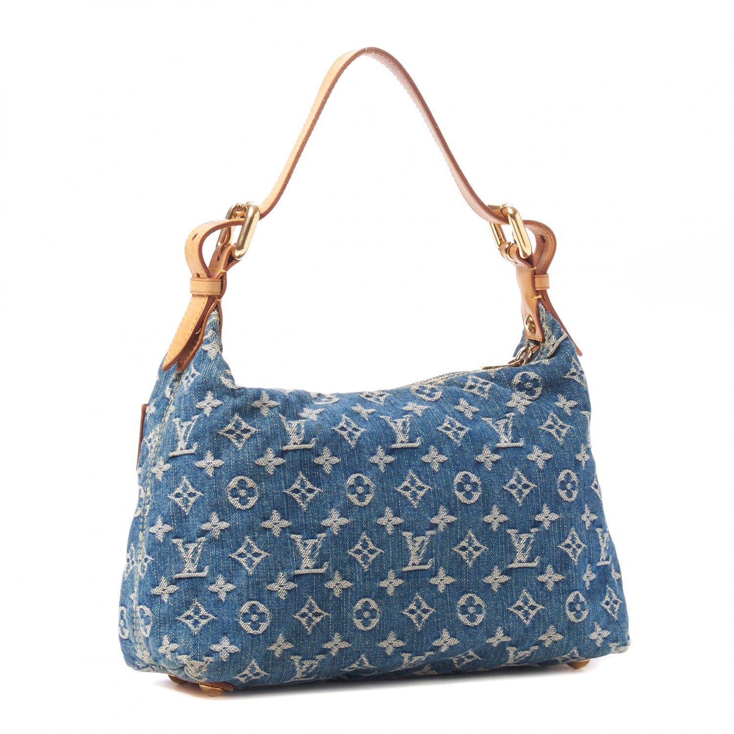 Louis Vuitton Monogram Denim Baggy PM Blue 3 of 8