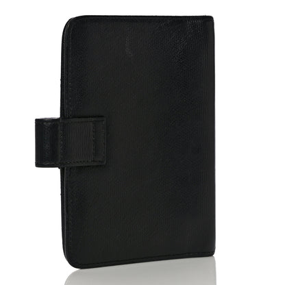 Chanel Grained Calfskin CC Button Pocket Agenda Cover Black 3 of 16
