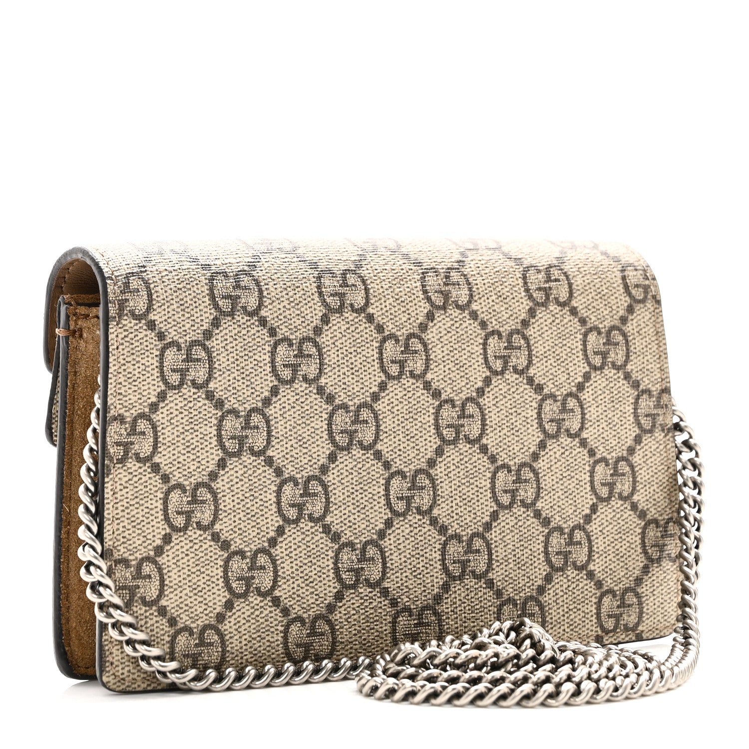 Gucci GG Supreme Monogram Super Mini Dionysus Shoulder Bag Taupe 3 of 9