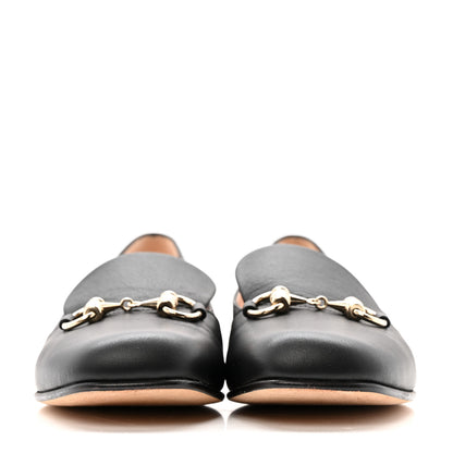 Gucci Calfskin Womens Horsebit Loafers 35.5 Black 3 of 10