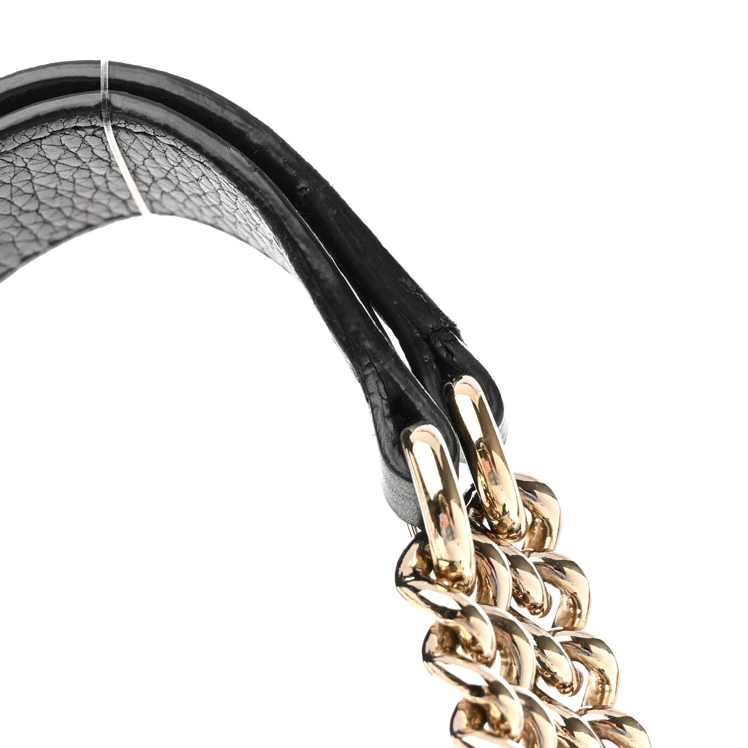 Gucci Pebbled Calfskin Medium Soho Chain Shoulder Bag Black 11 of 11