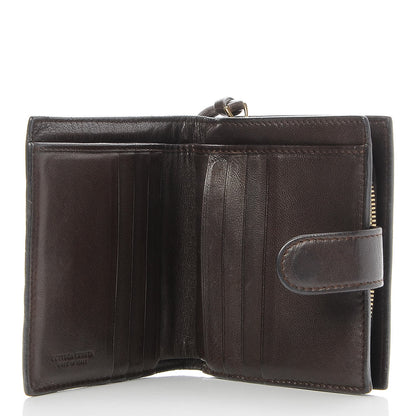 Bottega Veneta Nappa Intrecciato French Flap Wallet Ebano 5 of 8