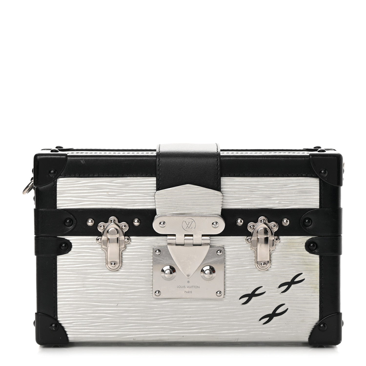 Louis Vuitton Epi Petite Malle Silver 1 of 19