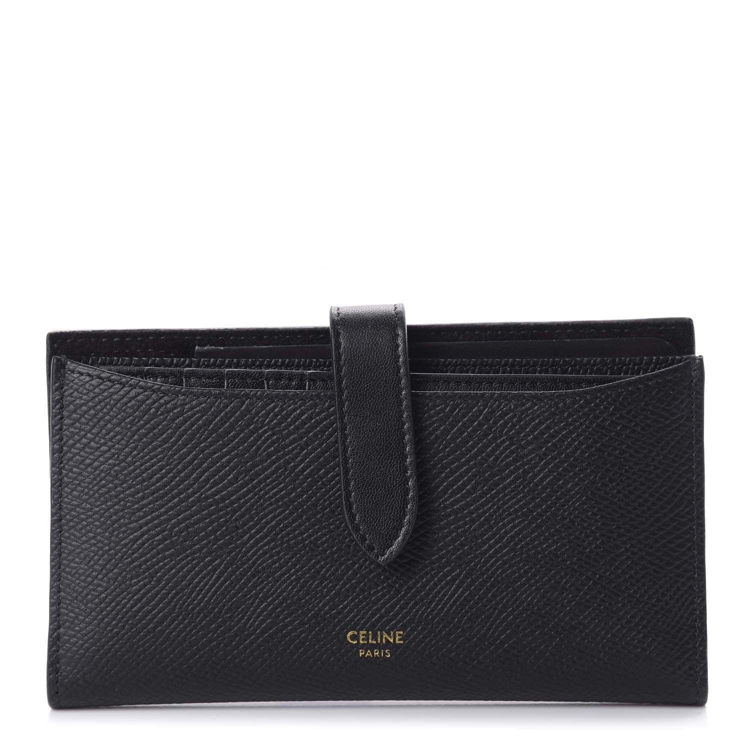 Celine Grained Calfskin XS/S iPhone Folio Black 2 of 9