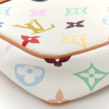 Louis Vuitton Monogram Multicolor Pochette Accessories White 10 of 13