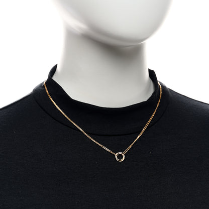 Cartier 18K Pink Yellow White Gold Trinity Double Chain Pendant Necklace 2 of 5