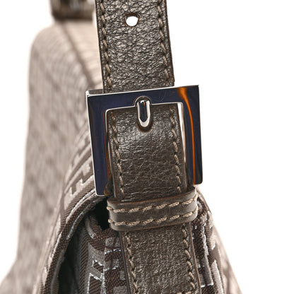 Fendi Metallic Zucchino Vitello Mama Baguette Caffe Argilla Canna di Fucile 11 of 14