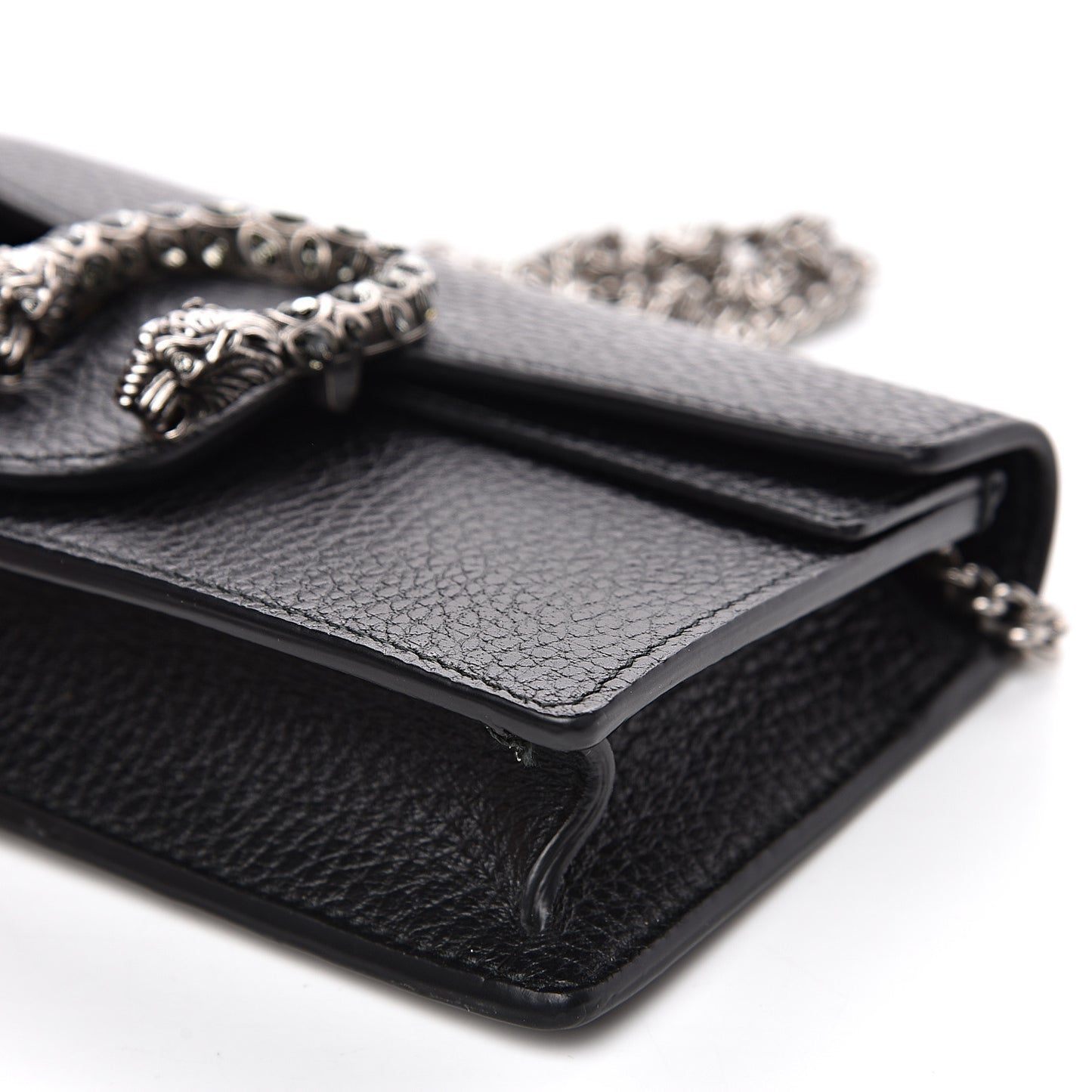 Calfskin Super Mini Dionysus Shoulder Bag Black