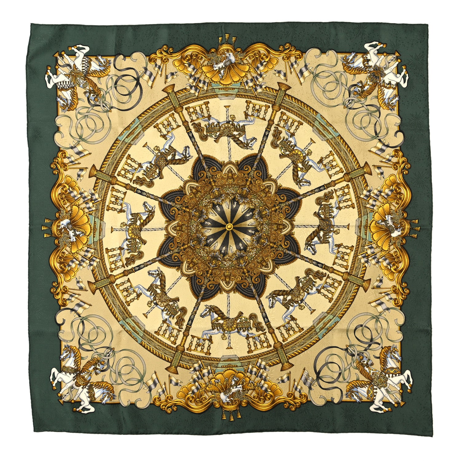 Hermes Silk Luna Park Scarf 90 1 of 3