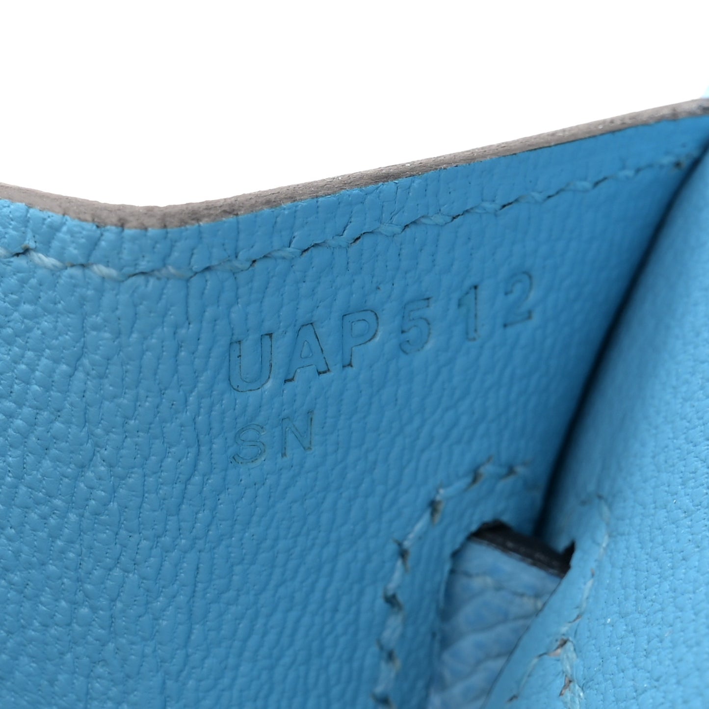 Epsom Birkin Sellier 25 Celeste