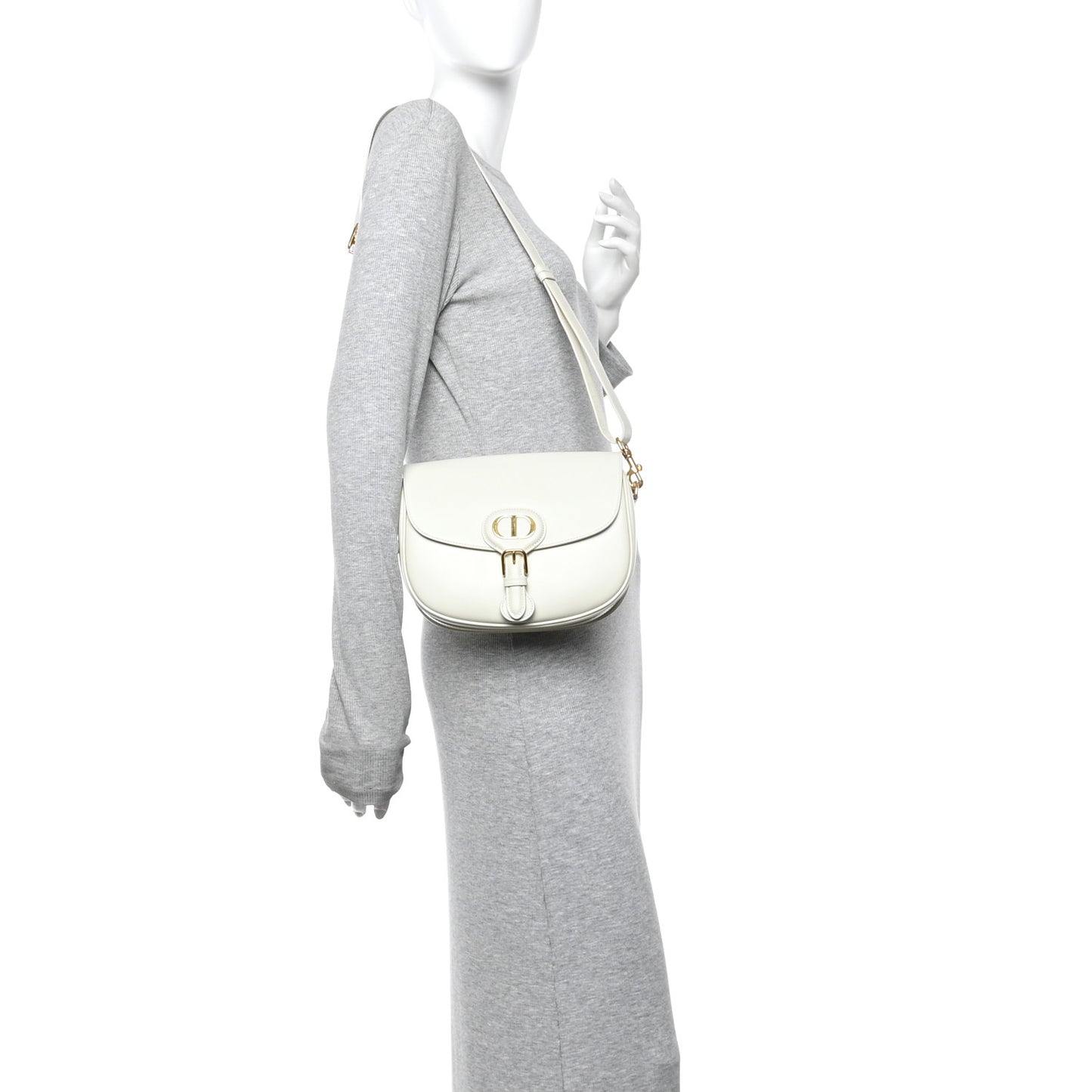 Box Calfskin Medium Bobby Flap Latte