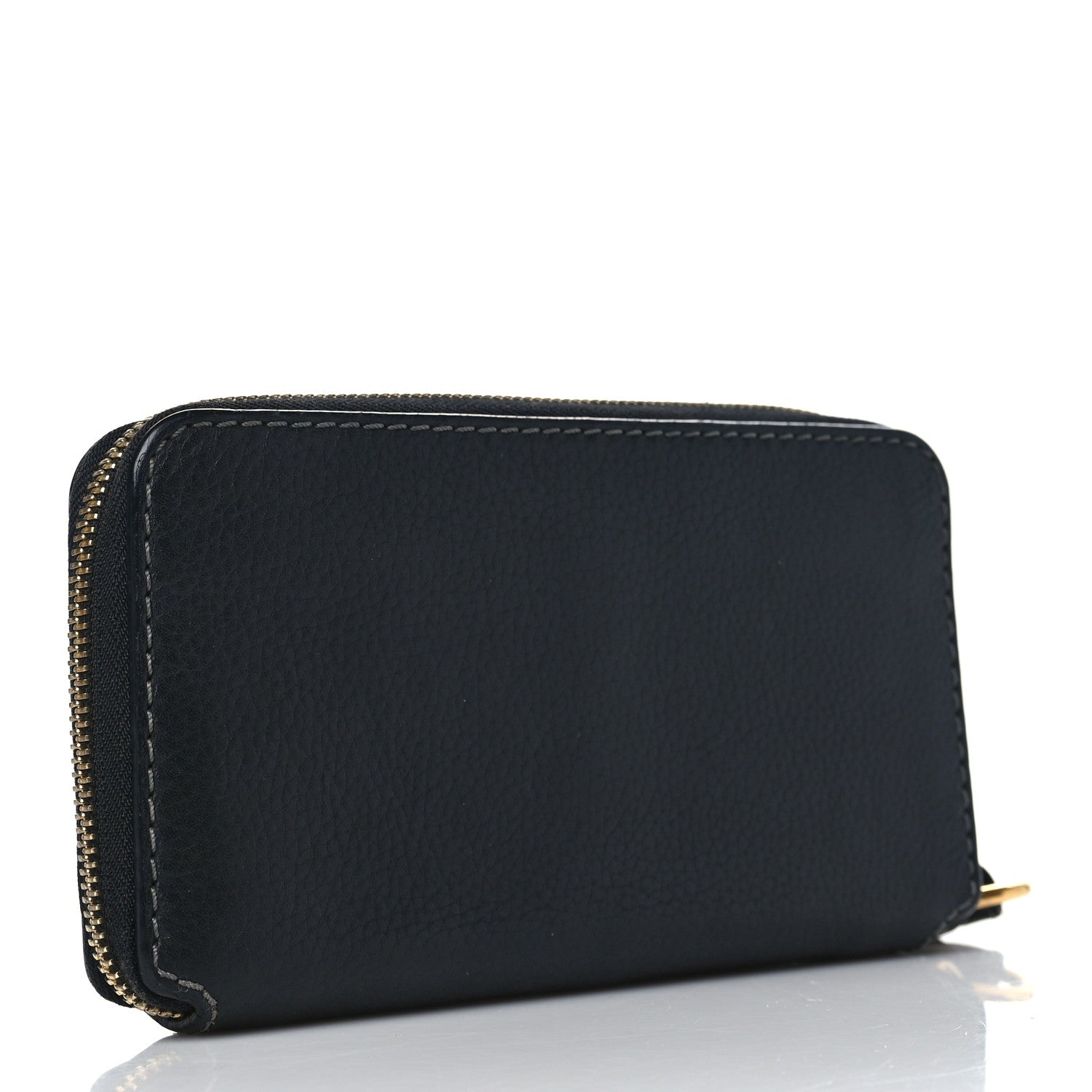 Chloe Grained Calfskin Marcie Long Zip Around Wallet Black 3 of 9