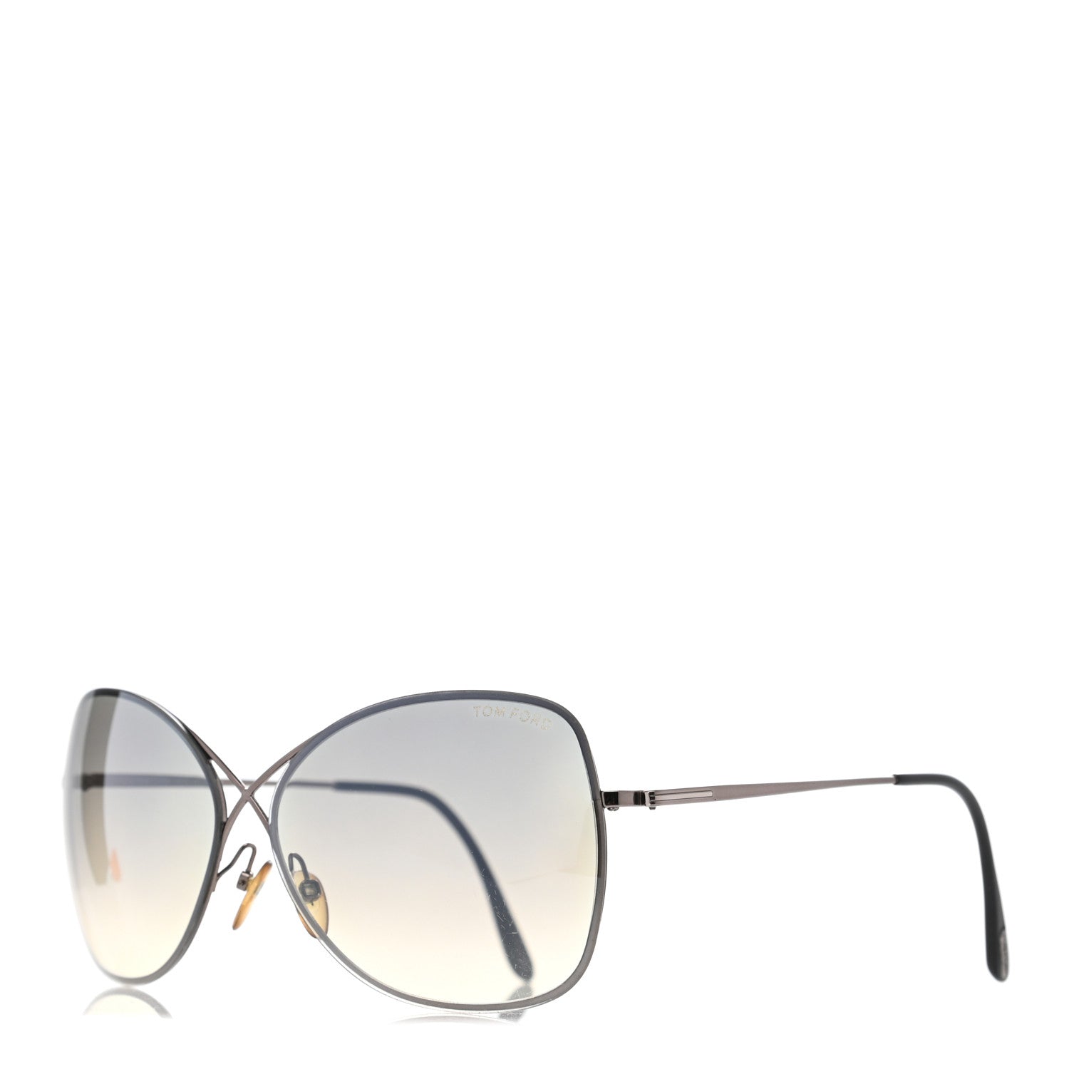 Tom Ford Colette Butterfly Sunglasses TF250 Gunmetal 1 of 8