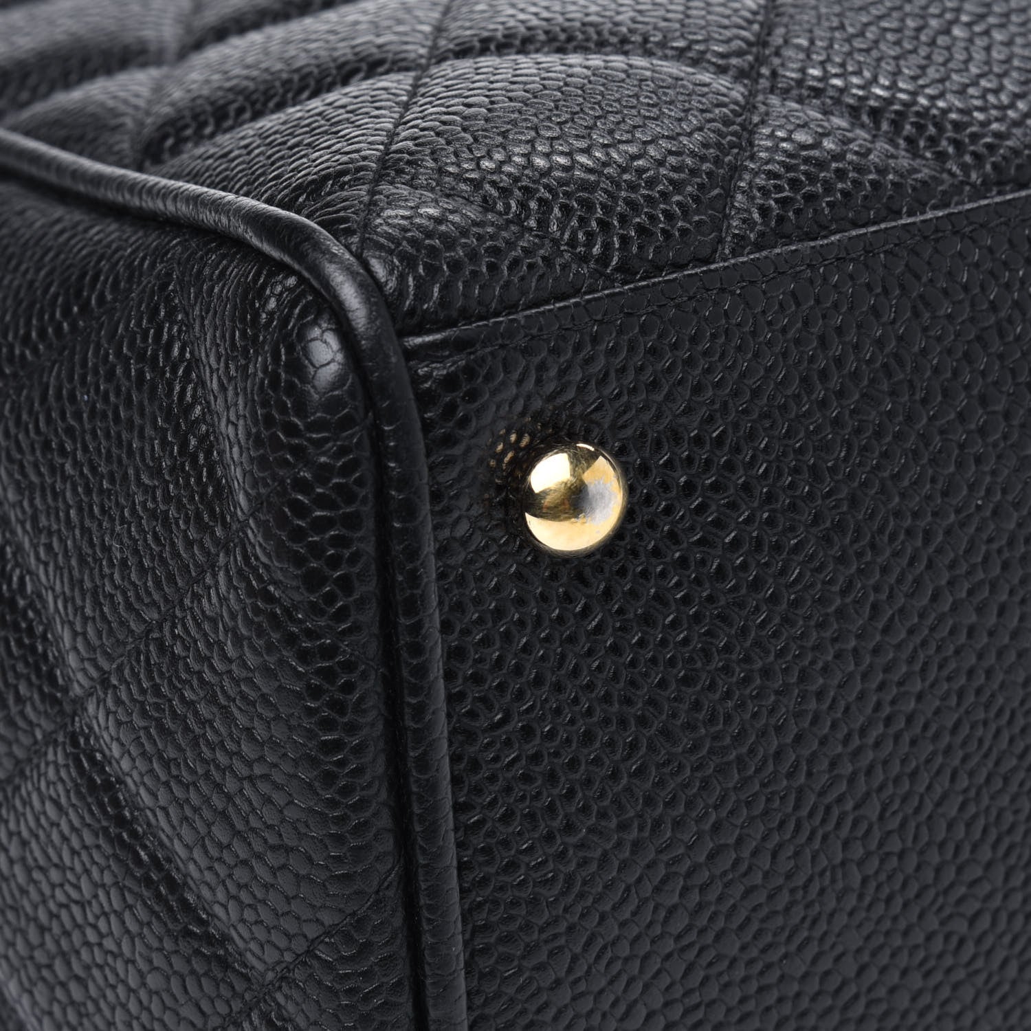 Chanel Caviar Quilted Large Bowler Black 8 of 17