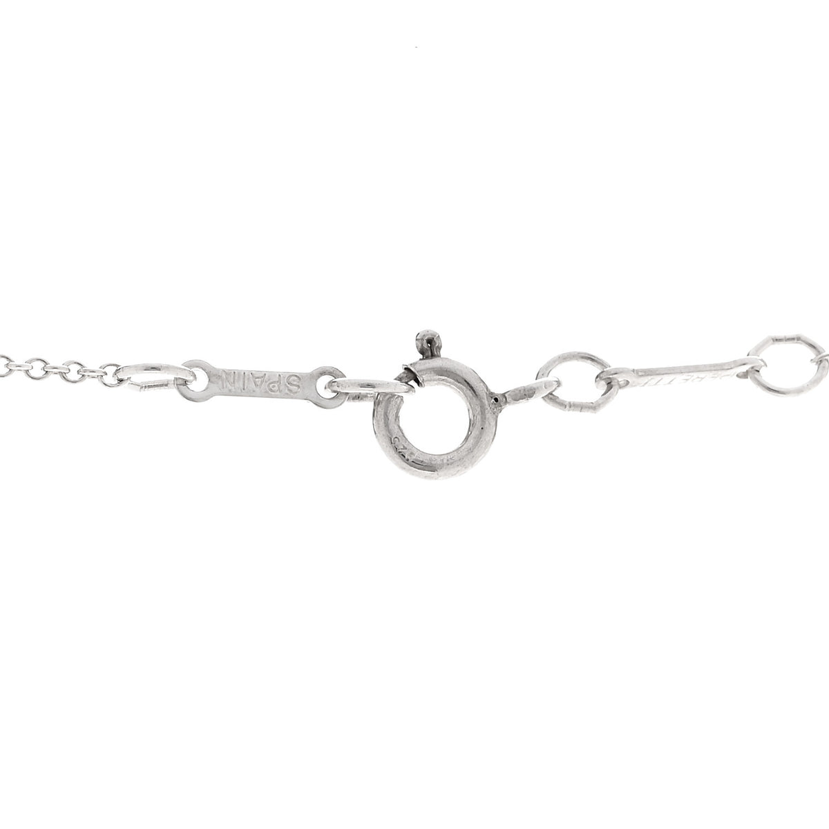 Tiffany Sterling Silver 22mm Elsa Peretti Open Heart Pendant Necklace 5 of 7