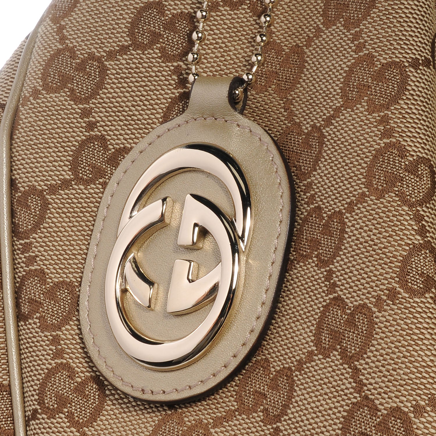 Gucci Monogram Large Sukey Tote Beige Champagne 5 of 9