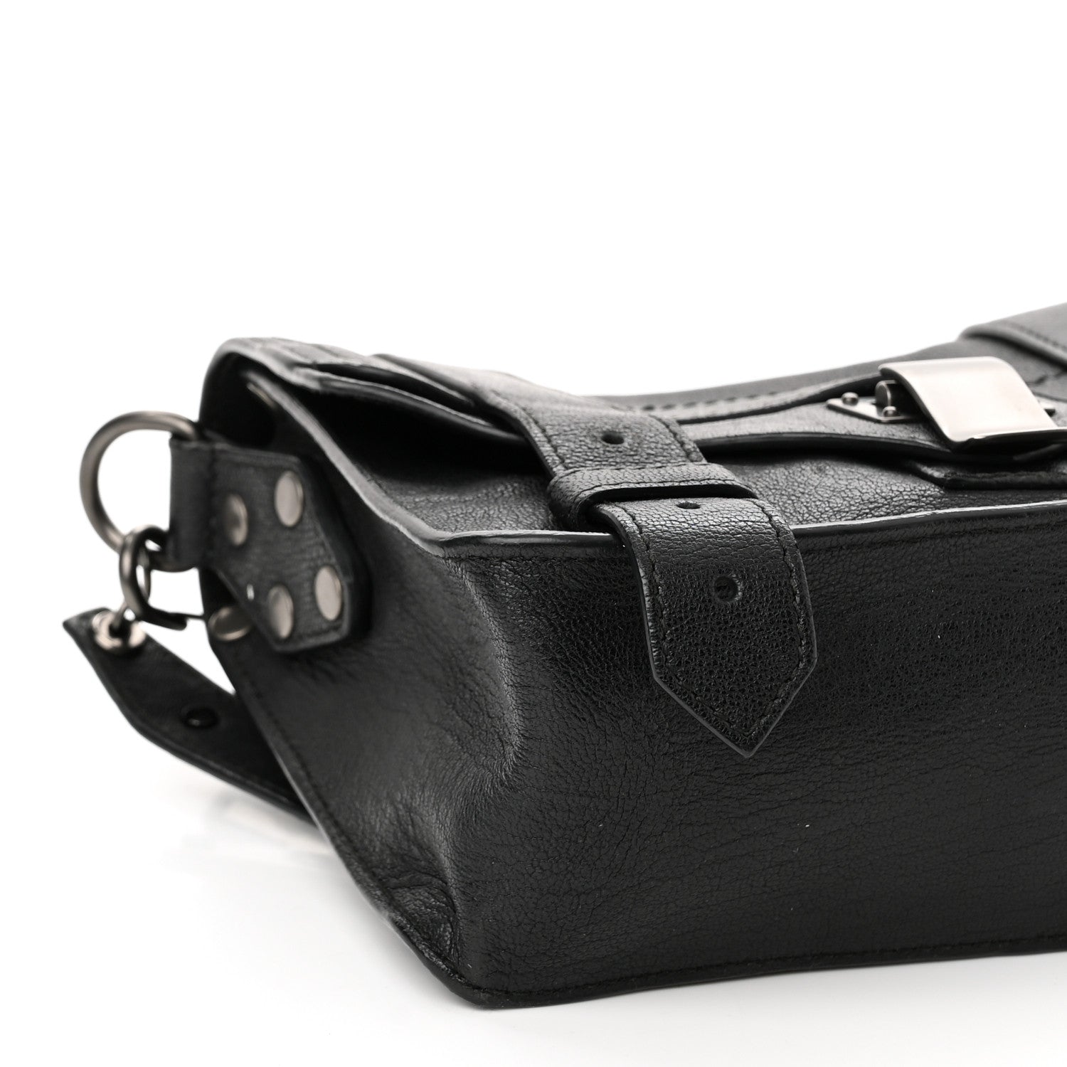 Proenza Schouler Lambskin PS1 Mini Pouch Messenger Black 10 of 11