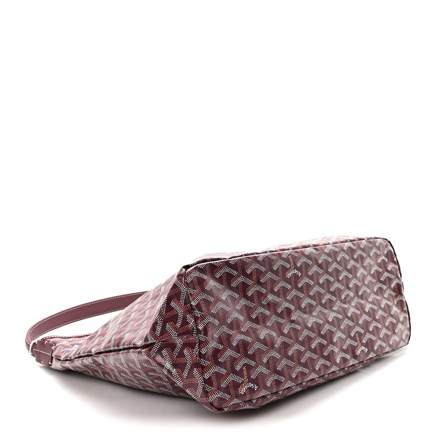 Goyard Goyardine Boheme Hobo Burgundy 5 of 11