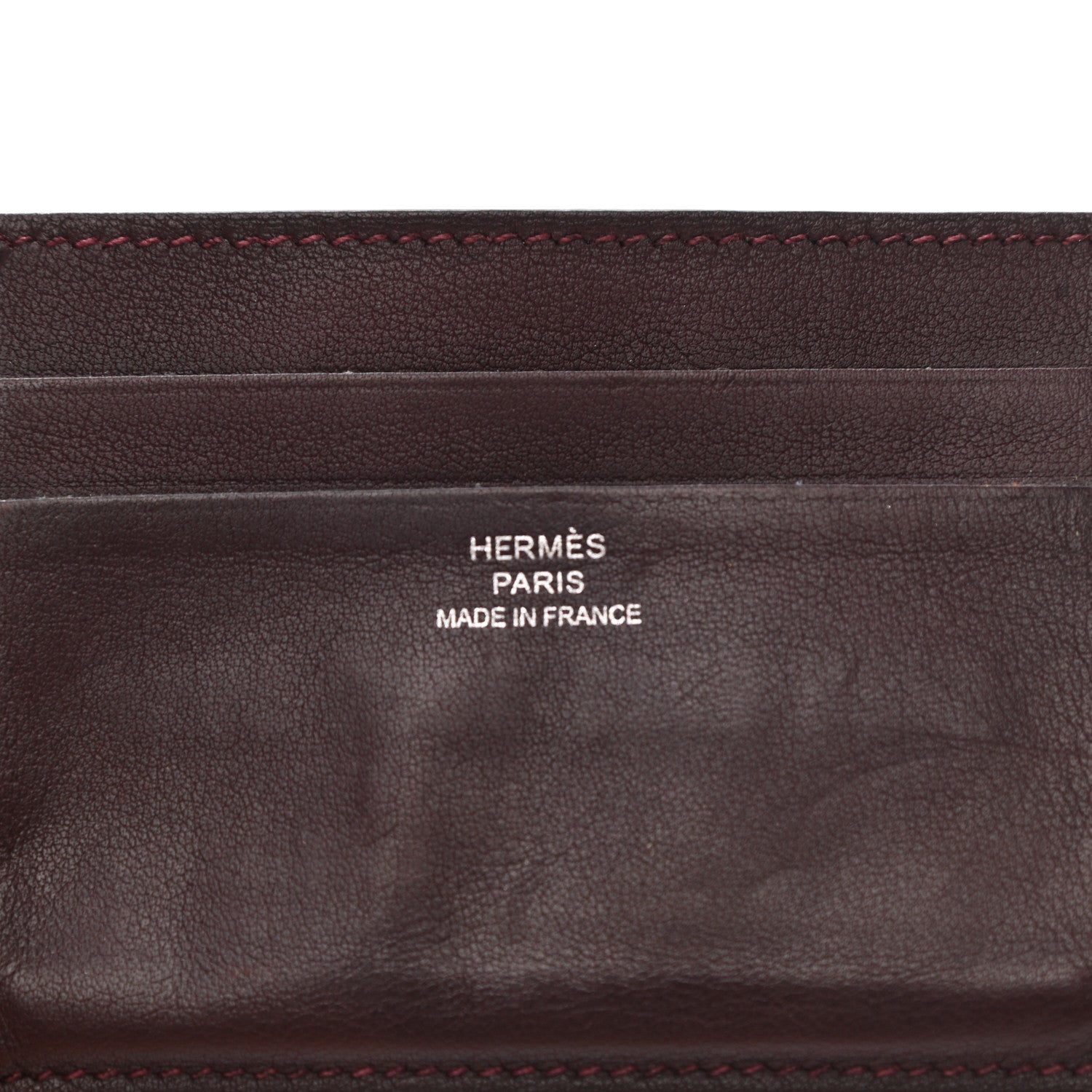 Hermes Swift Citizen Twill Card Case Prune 6 of 8
