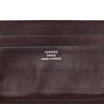 Hermes Swift Citizen Twill Card Case Prune 6 of 8