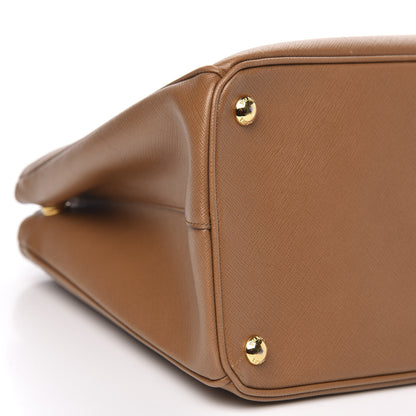 Prada Saffiano Lux Medium Tote Caramel 9 of 12